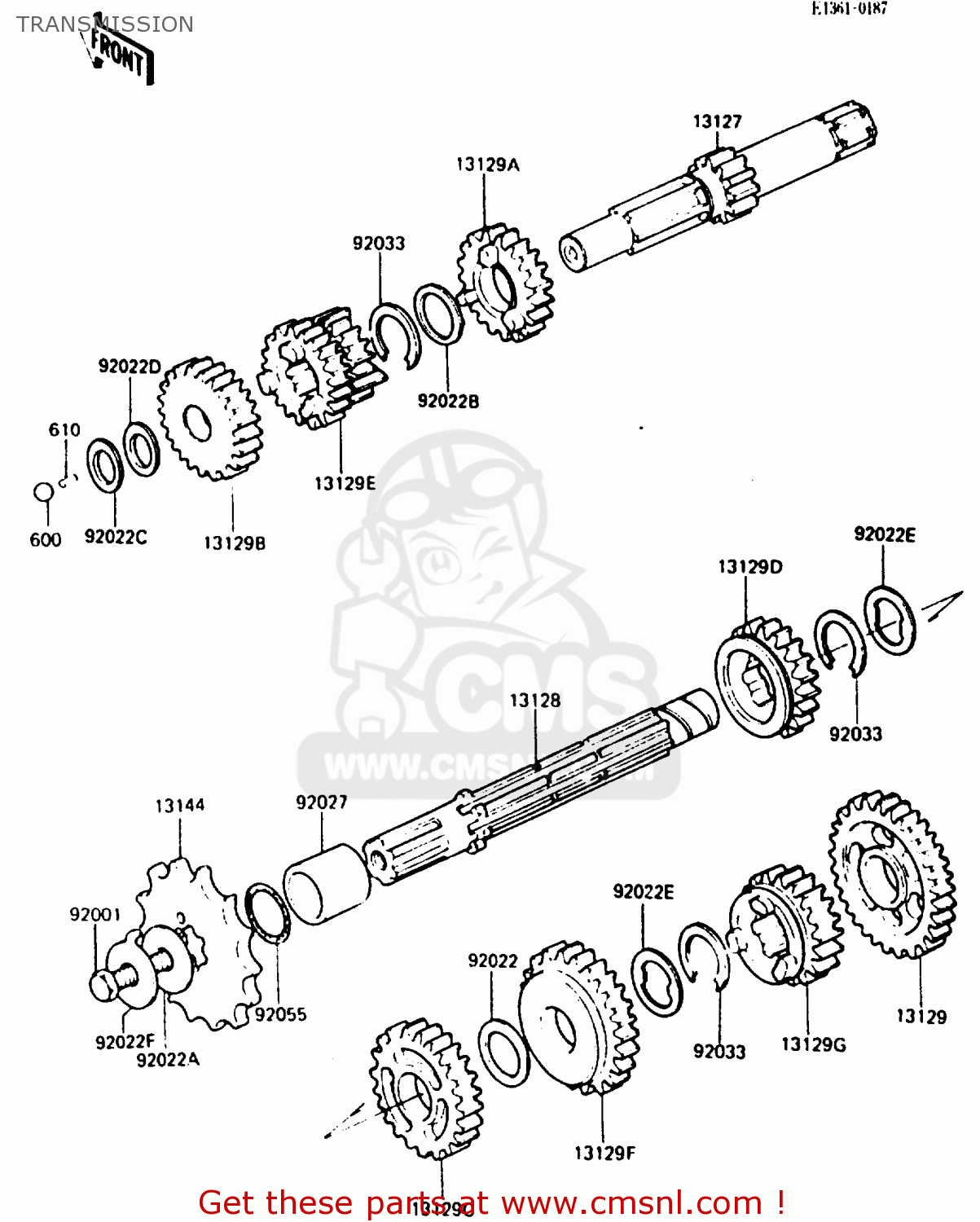 TRANSMISSION KH125K5 1987 USA