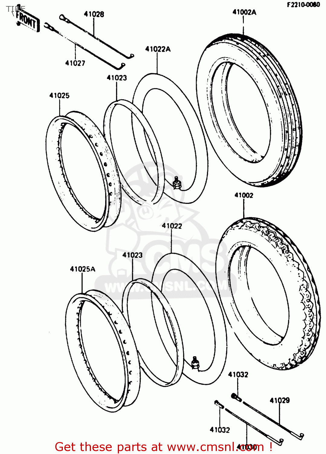 TIRE KH125K5 1987 USA