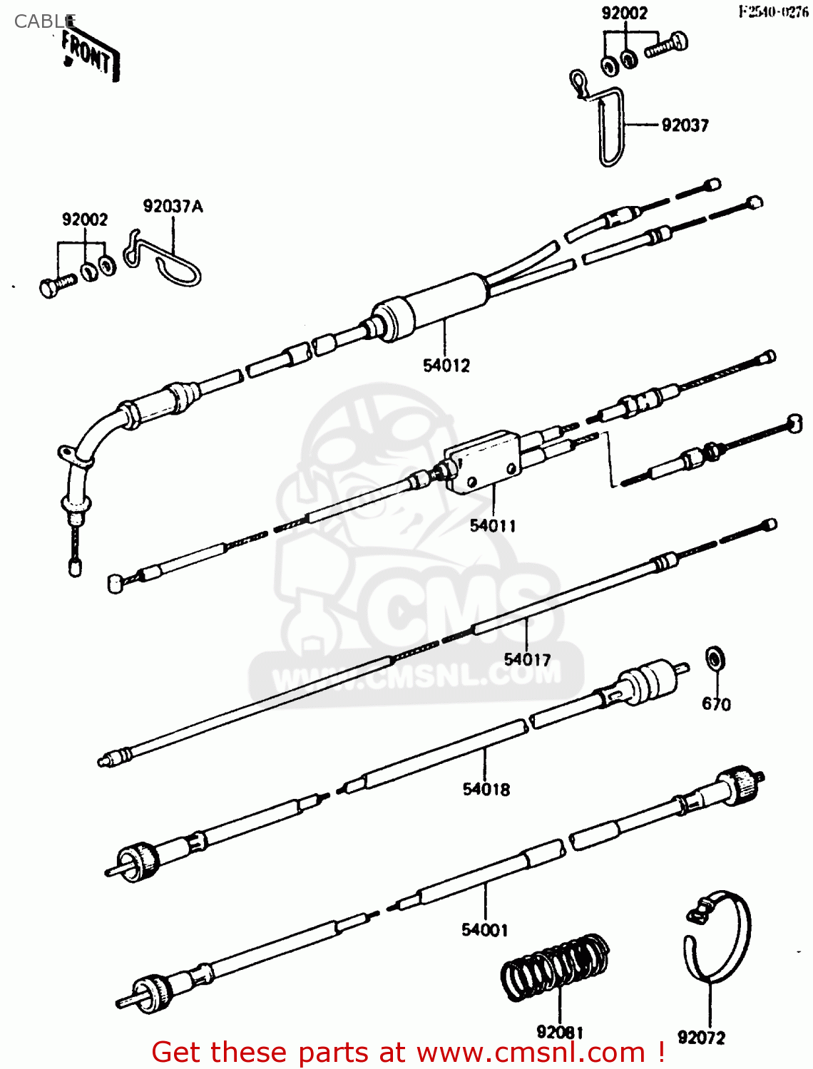 CABLE KH125K5 1987 USA