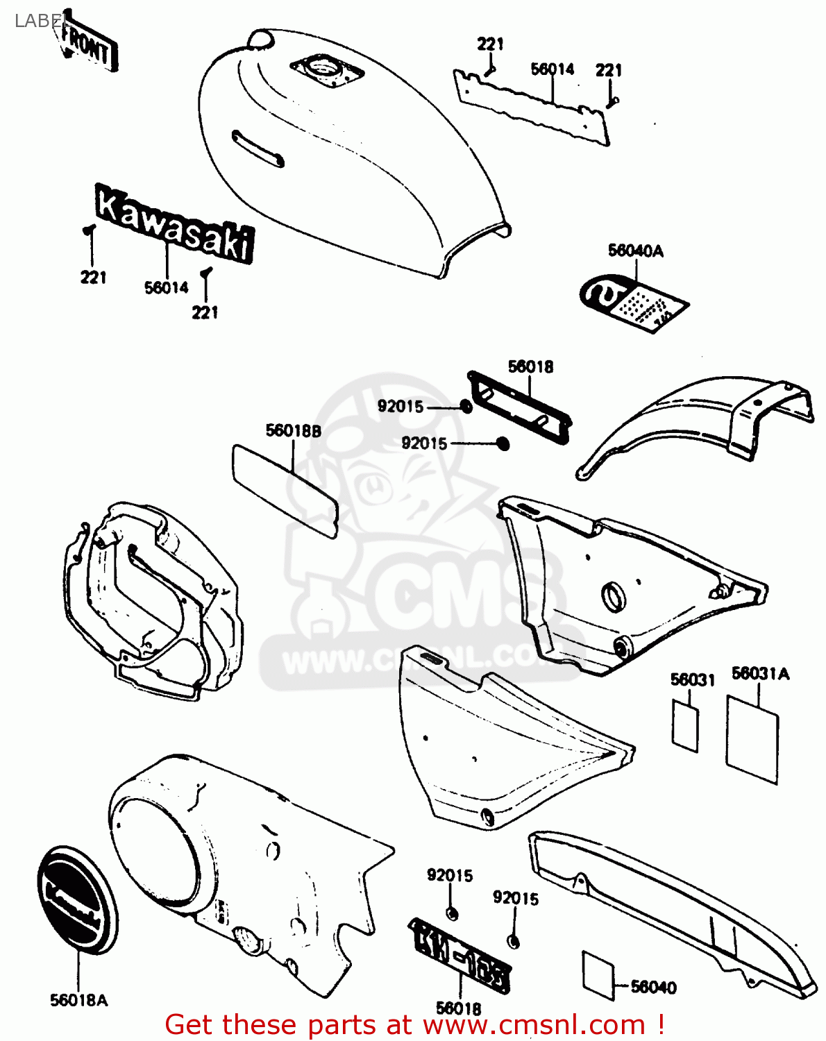 LABEL KH125K5 1987 USA