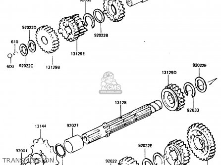 TRANSMISSION - KH125K5 1987 USA