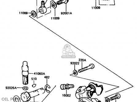 OIL PUMP - KH125K5 1987 USA