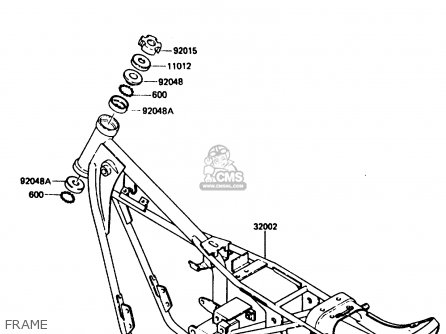 FRAME - KH125K5 1987 USA