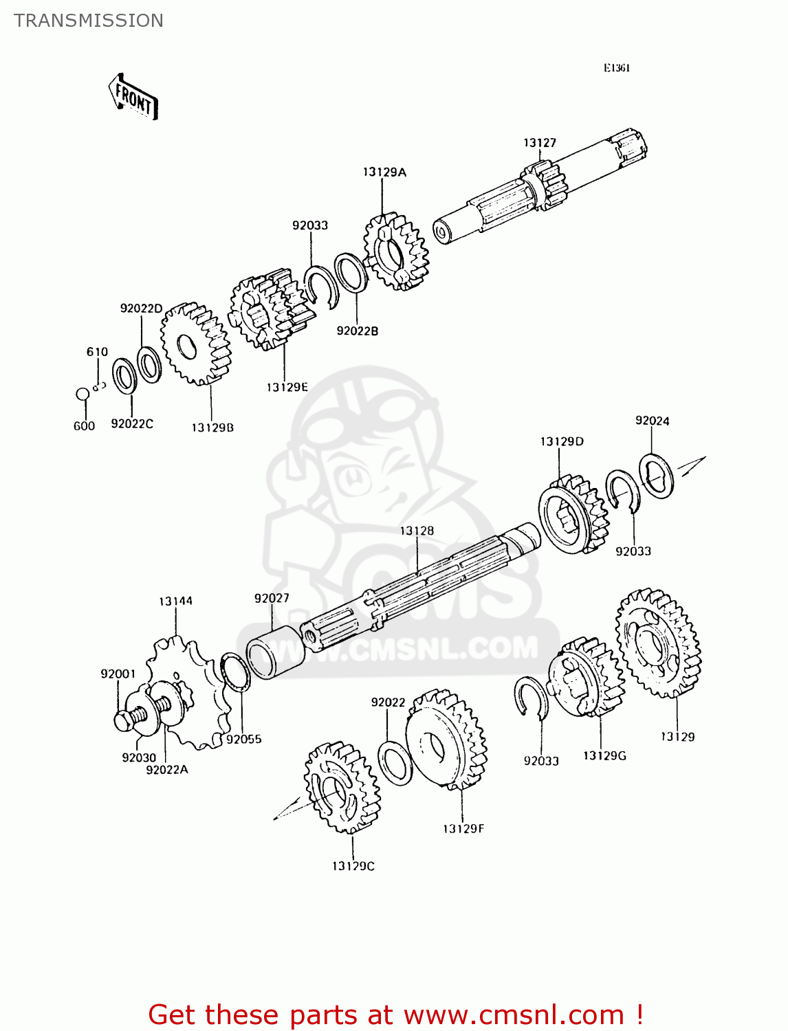 TRANSMISSION KH125K6 1991 UNITED KINGDOM