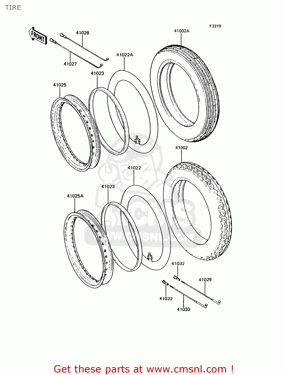 TIRE KH125K6 1991 UNITED KINGDOM
