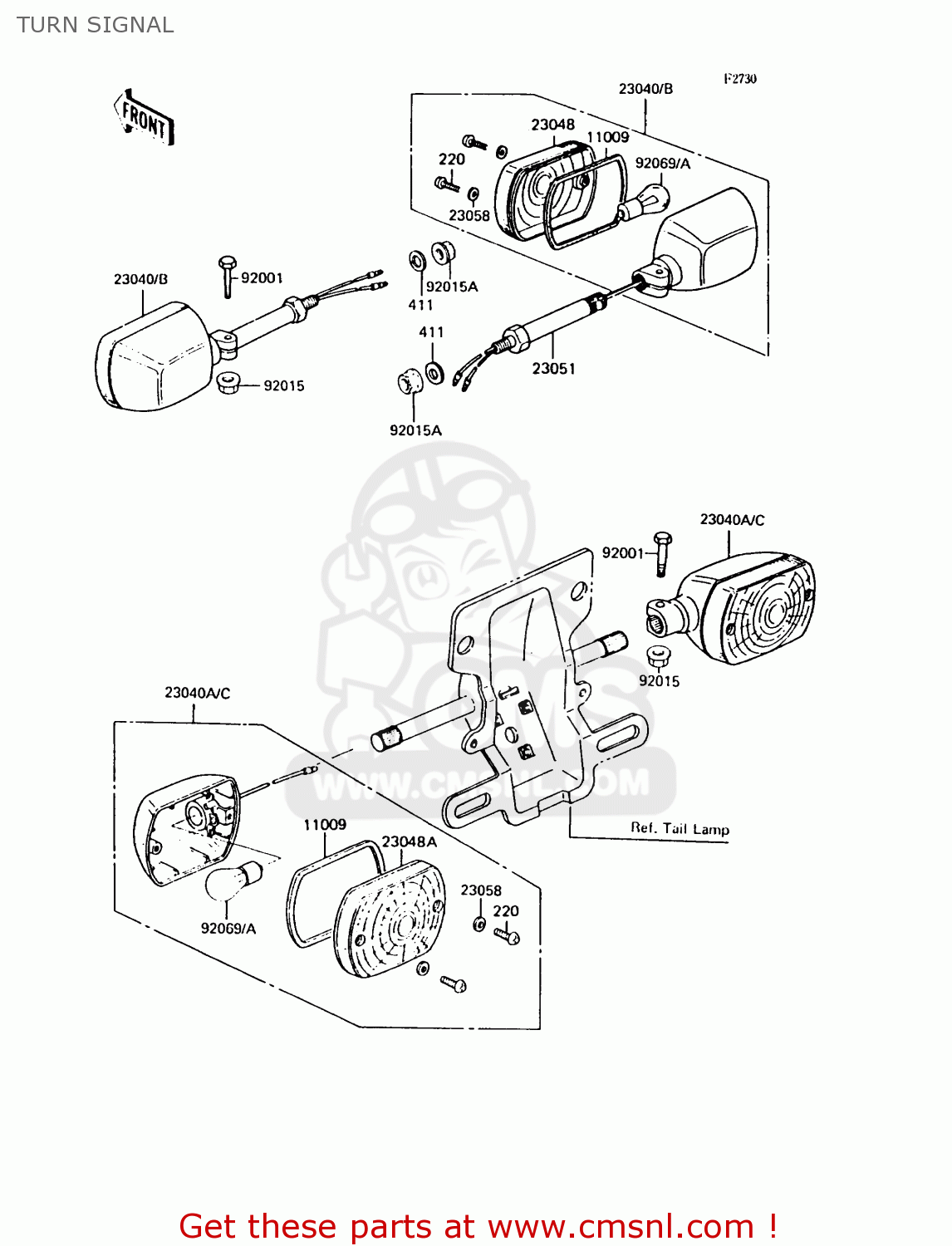 TURN SIGNAL KH125K6 1991 UNITED KINGDOM