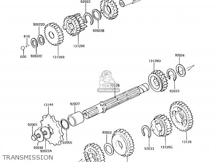 TRANSMISSION - KH125K6 1991 UNITED KINGDOM