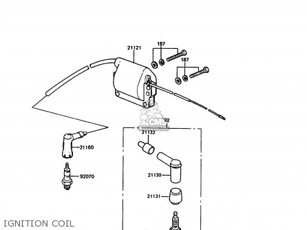 IGNITION COIL - KH125K6 1991 UNITED KINGDOM