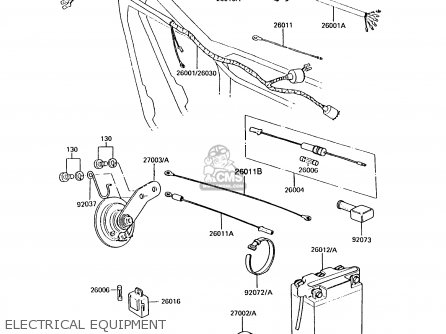 ELECTRICAL EQUIPMENT - KH125K6 1991 UNITED KINGDOM