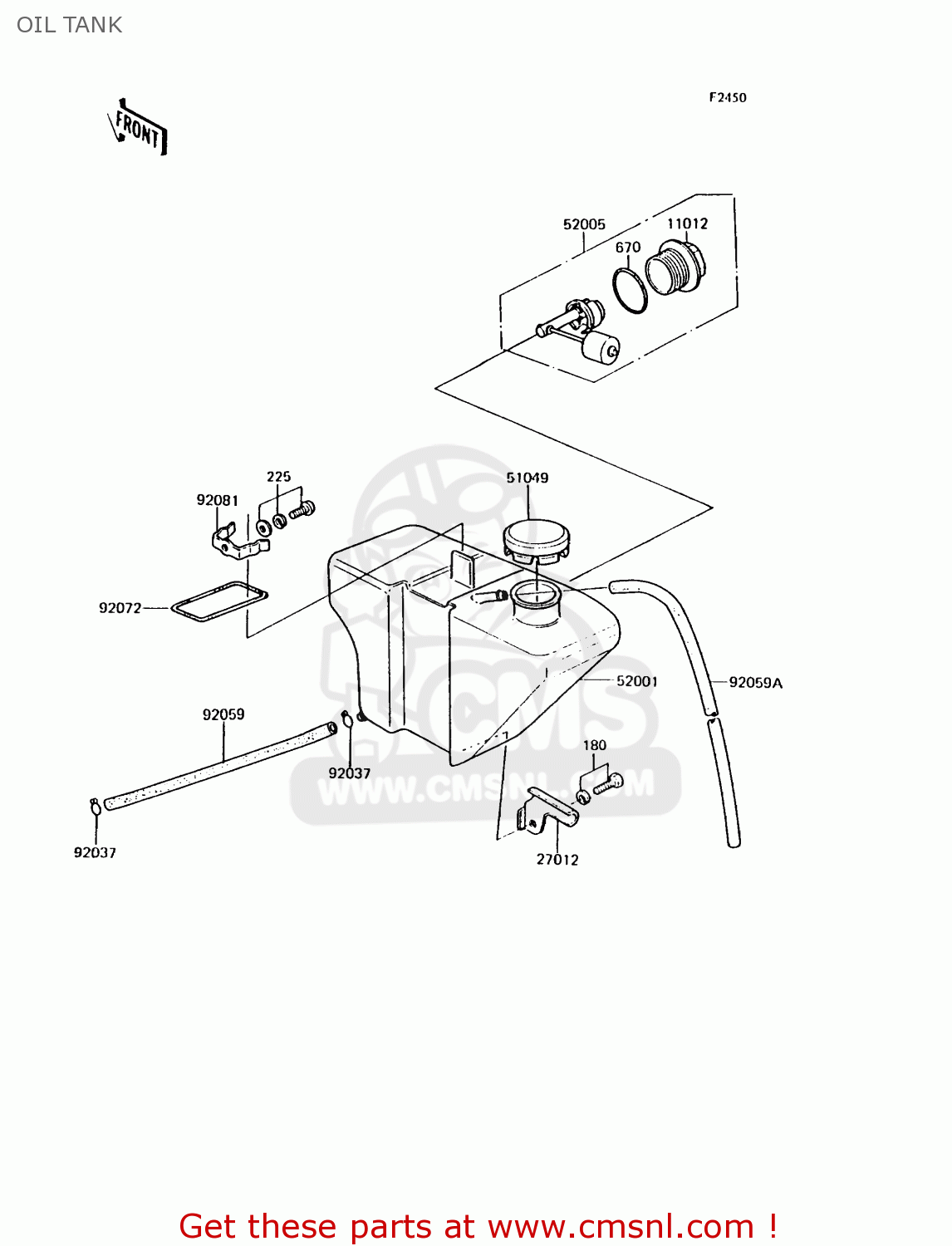 OIL TANK KH125K7 1992 UNITED KINGDOM