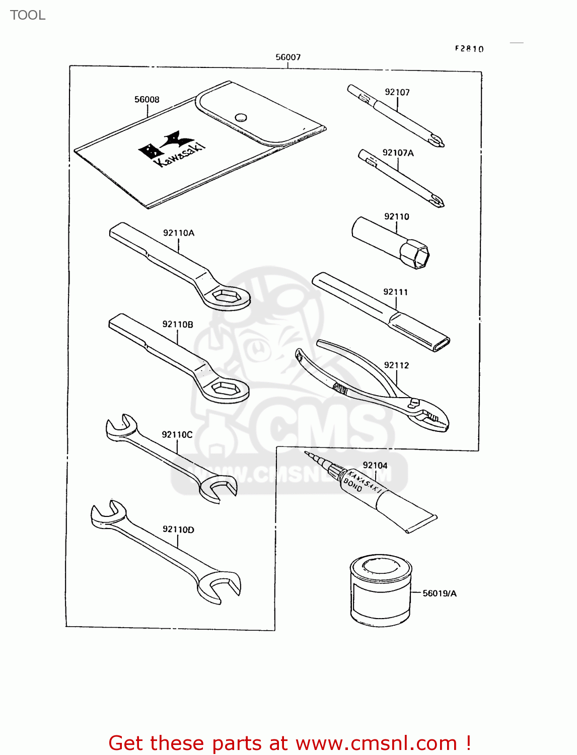 TOOL KH125K7 1992 UNITED KINGDOM