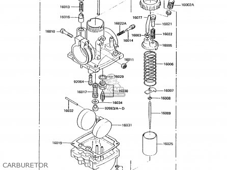CARBURETOR - KH125K7 1992 UNITED KINGDOM