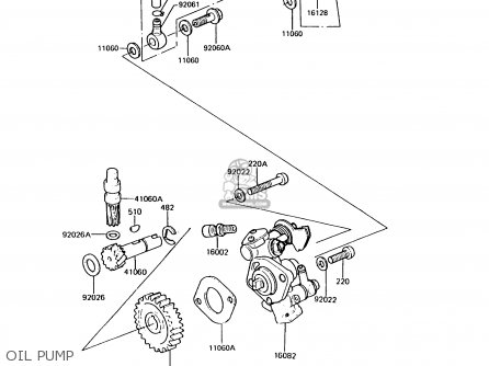 OIL PUMP - KH125K7 1992 UNITED KINGDOM