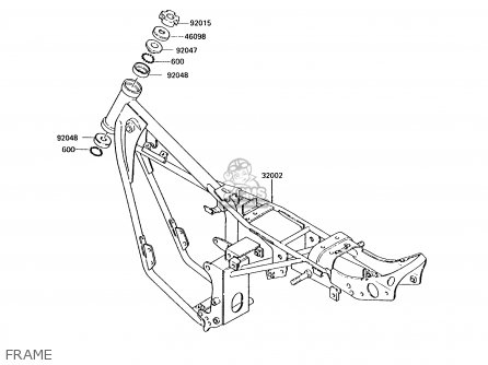 FRAME - KH125K7 1992 UNITED KINGDOM