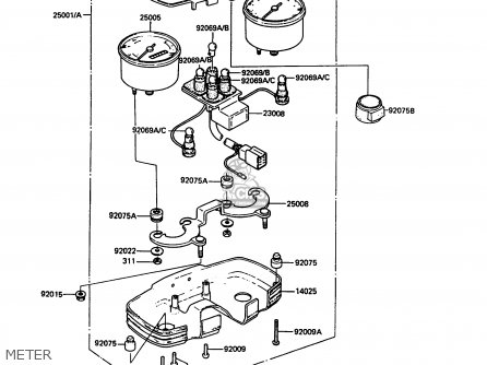 METER - KH125K7 1992 UNITED KINGDOM