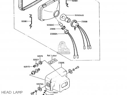 HEAD LAMP - KH125K7 1992 UNITED KINGDOM