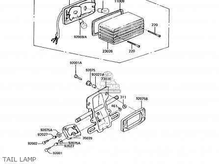 TAIL LAMP - KH125K7 1992 UNITED KINGDOM