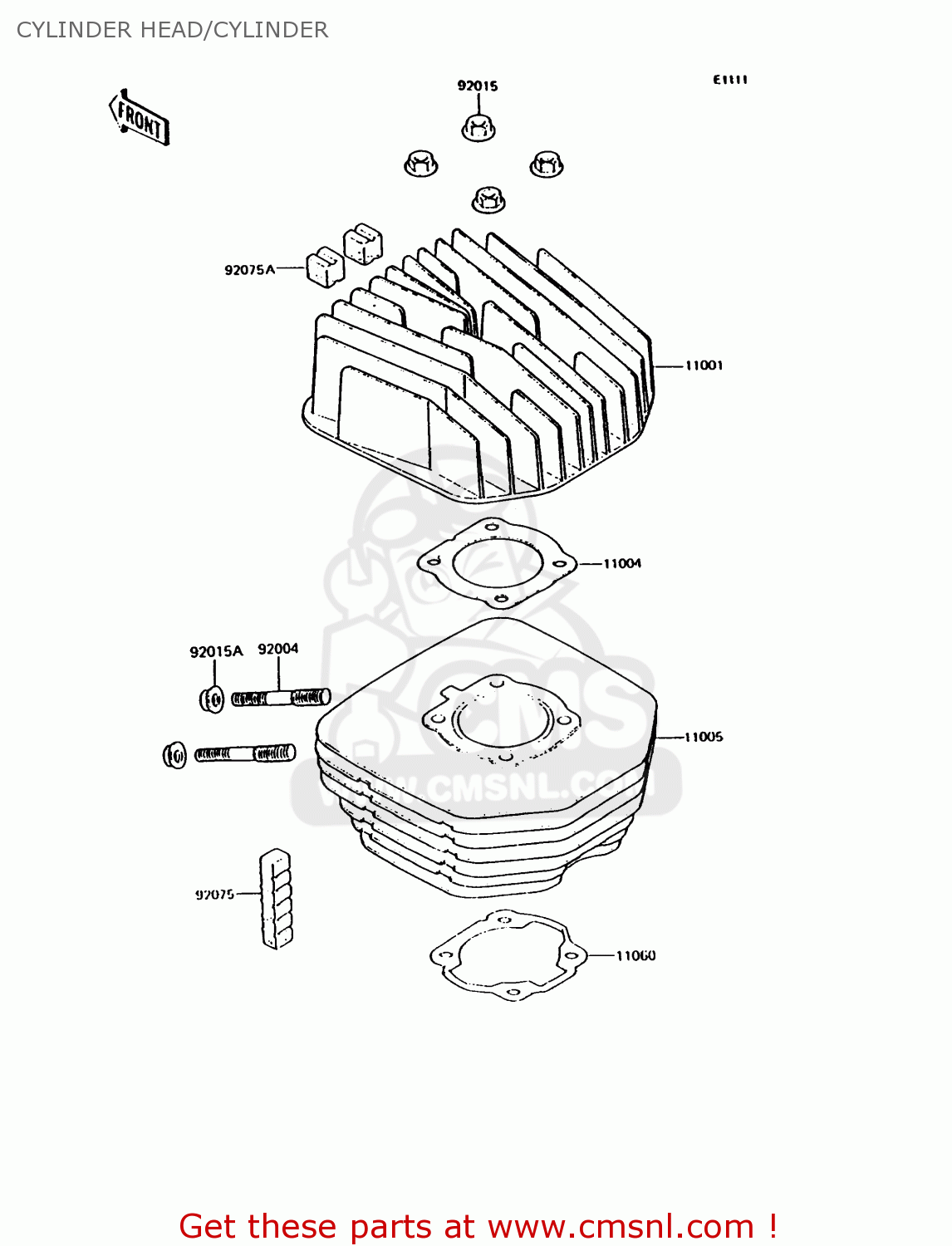 CYLINDER HEAD/CYLINDER KH125K9 1994 UNITED KINGDOM