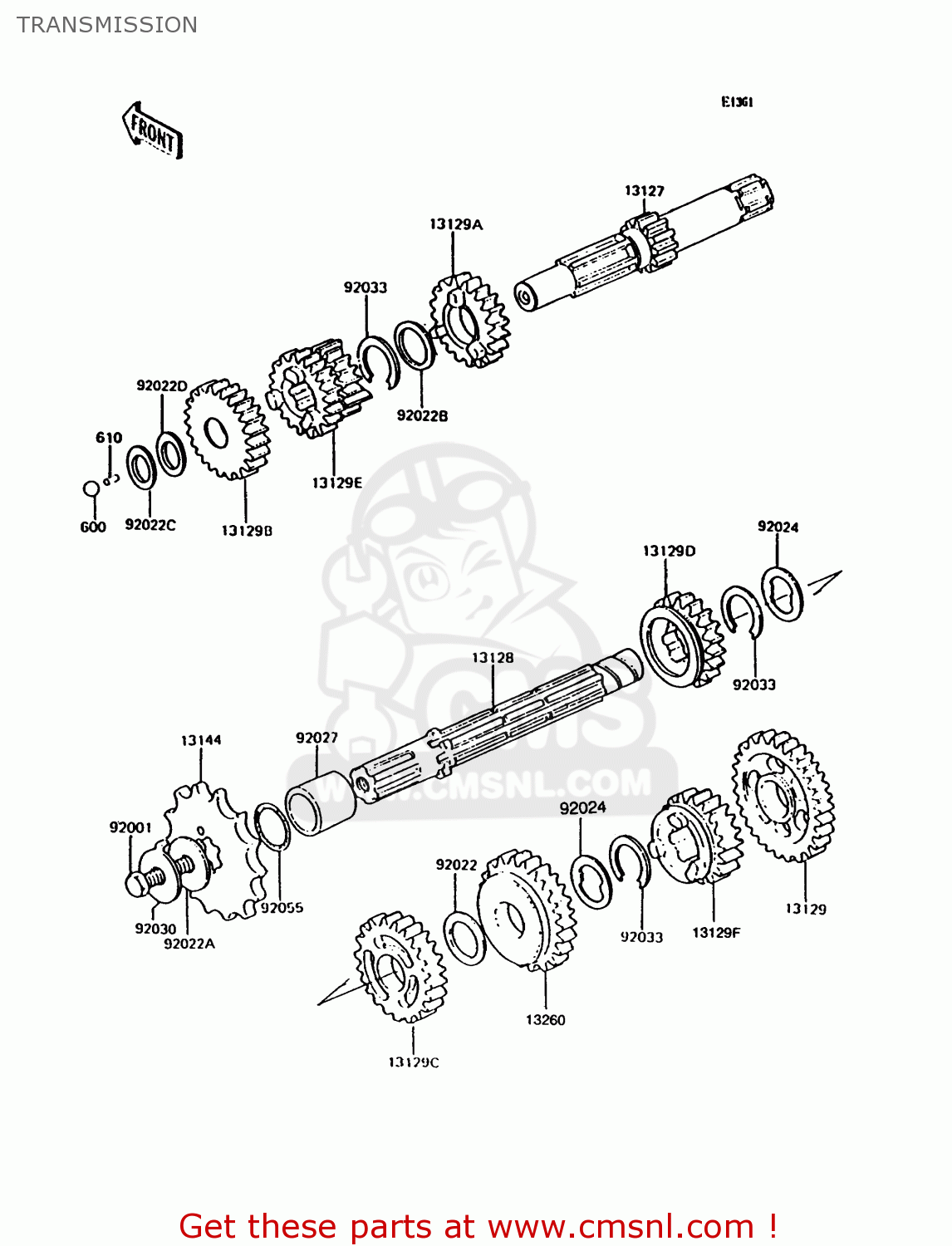TRANSMISSION KH125K9 1994 UNITED KINGDOM