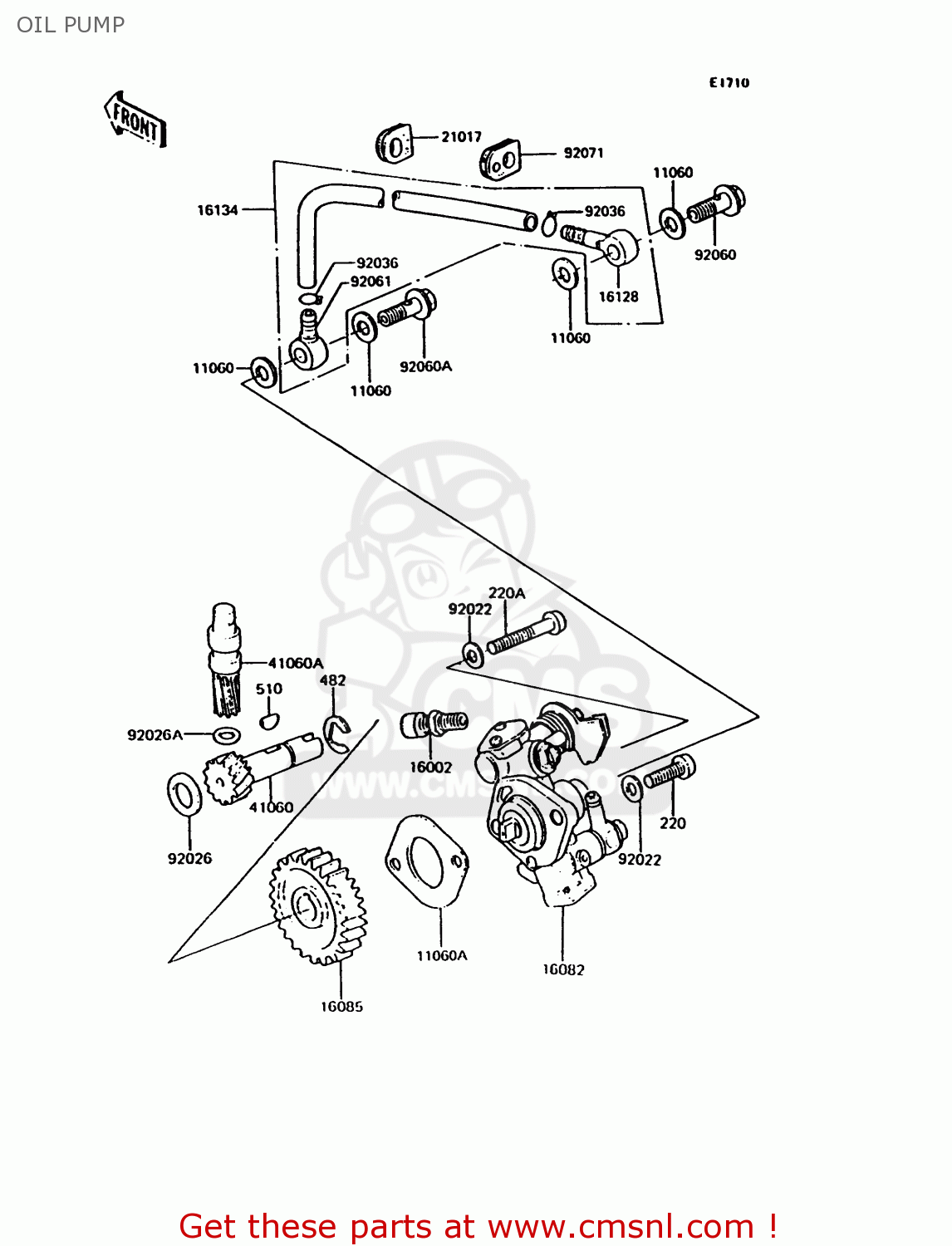 OIL PUMP KH125K9 1994 UNITED KINGDOM