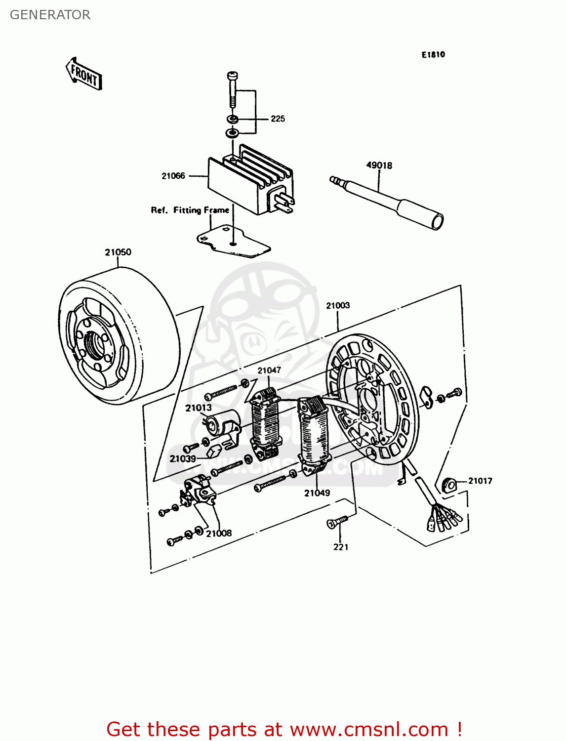 GENERATOR KH125K9 1994 UNITED KINGDOM