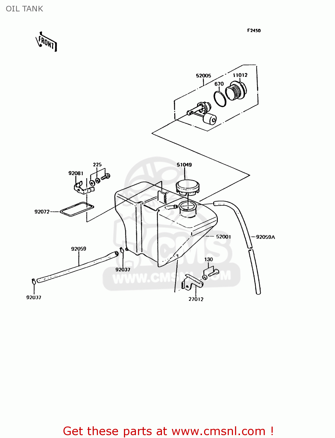 OIL TANK KH125K9 1994 UNITED KINGDOM