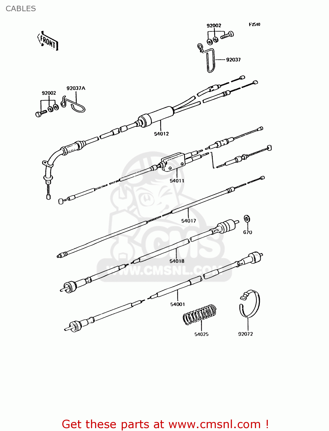 CABLES KH125K9 1994 UNITED KINGDOM