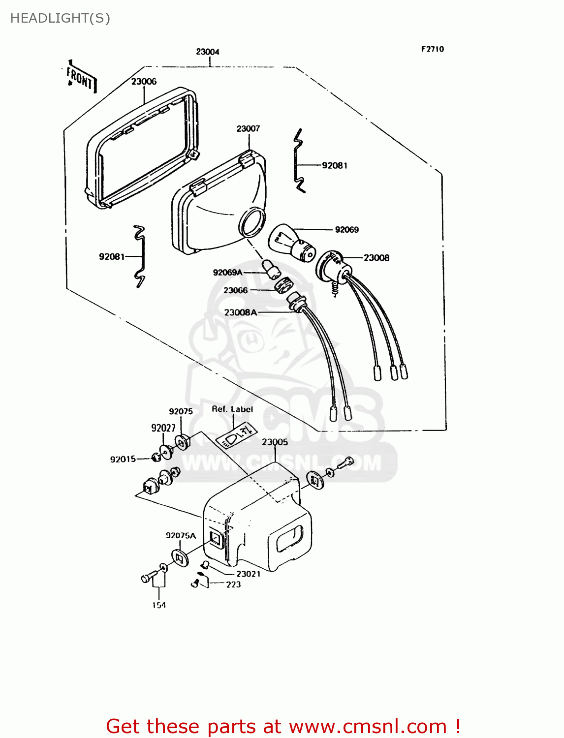 HEADLIGHT(S) KH125K9 1994 UNITED KINGDOM