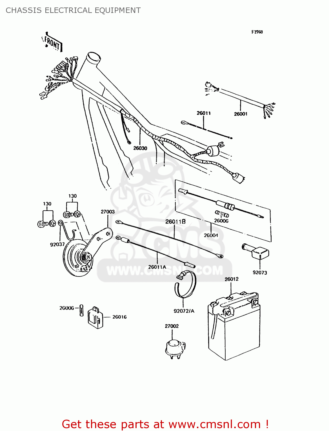 CHASSIS ELECTRICAL EQUIPMENT KH125K9 1994 UNITED KINGDOM
