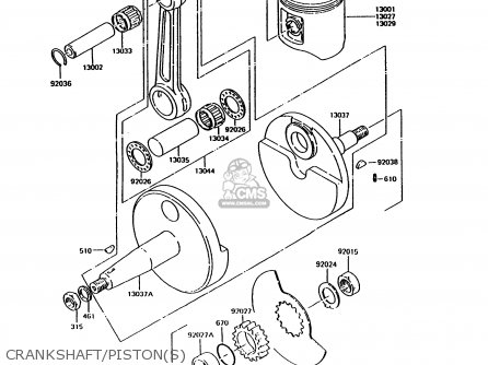 CRANKSHAFT/PISTON(S) - KH125K9 1994 UNITED KINGDOM