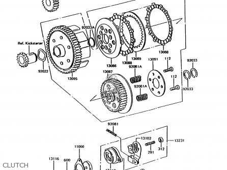 CLUTCH - KH125K9 1994 UNITED KINGDOM