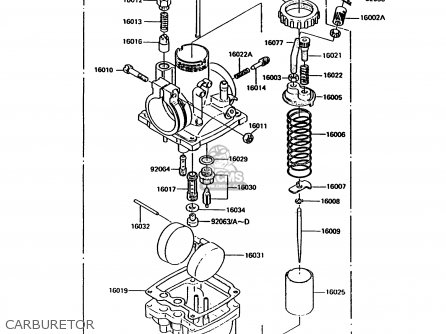 CARBURETOR - KH125K9 1994 UNITED KINGDOM