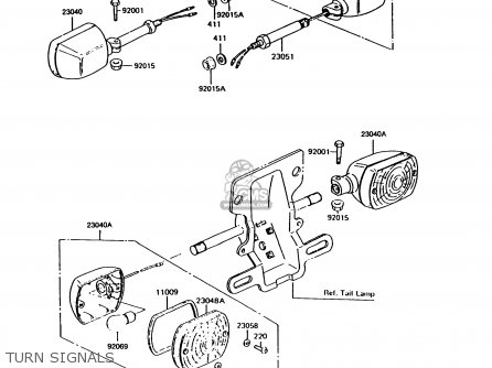 TURN SIGNALS - KH125K9 1994 UNITED KINGDOM