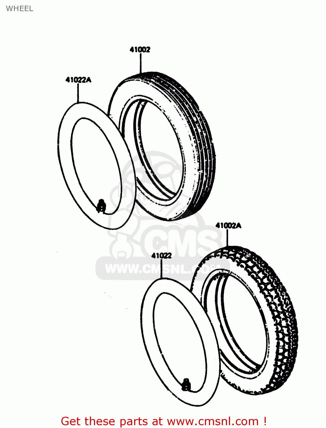WHEEL KH125L1 1983 USA