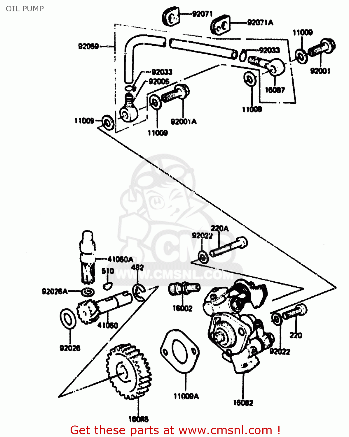 OIL PUMP KH125L1 1983 USA