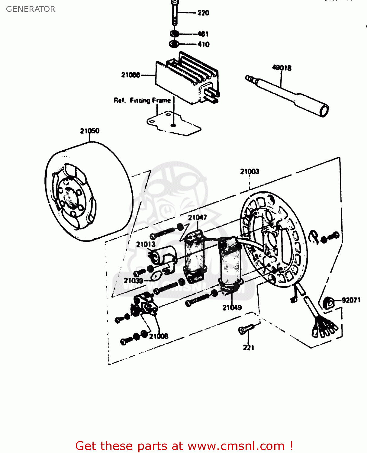 GENERATOR KH125L1 1983 USA