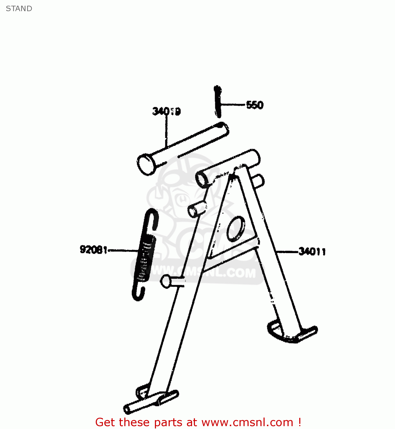 STAND KH125L1 1983 USA