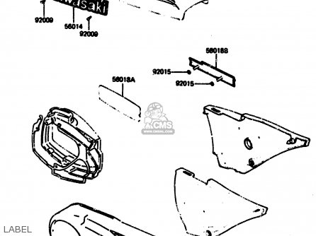 LABEL - KH125L1 1983 USA