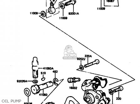 OIL PUMP - KH125L1 1983 USA