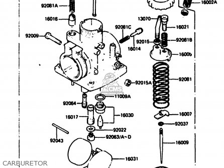 CARBURETOR - KH125L1 1983 USA