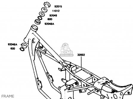 FRAME - KH125L1 1983 USA