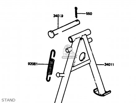 STAND - KH125L1 1983 USA
