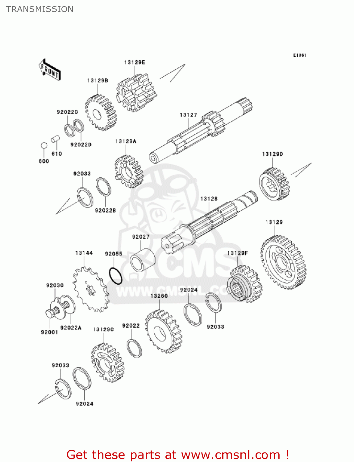 TRANSMISSION KH125M5 2000 CANADA