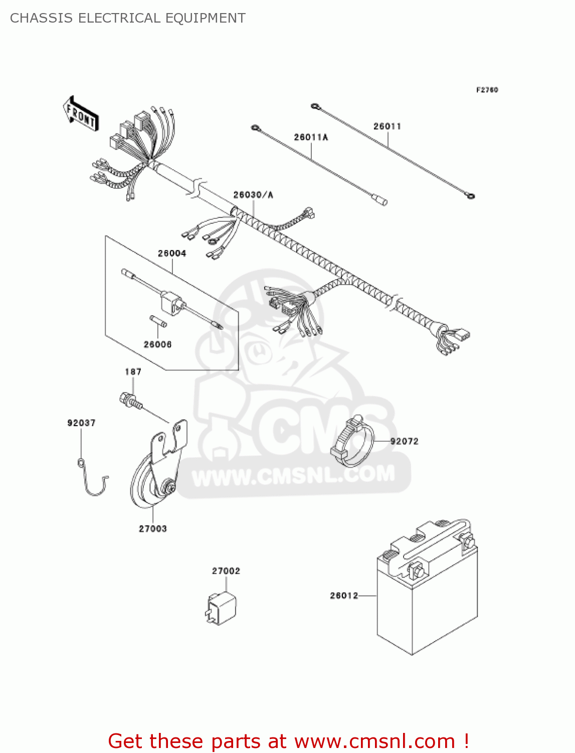 CHASSIS ELECTRICAL EQUIPMENT KH125M5 2000 CANADA