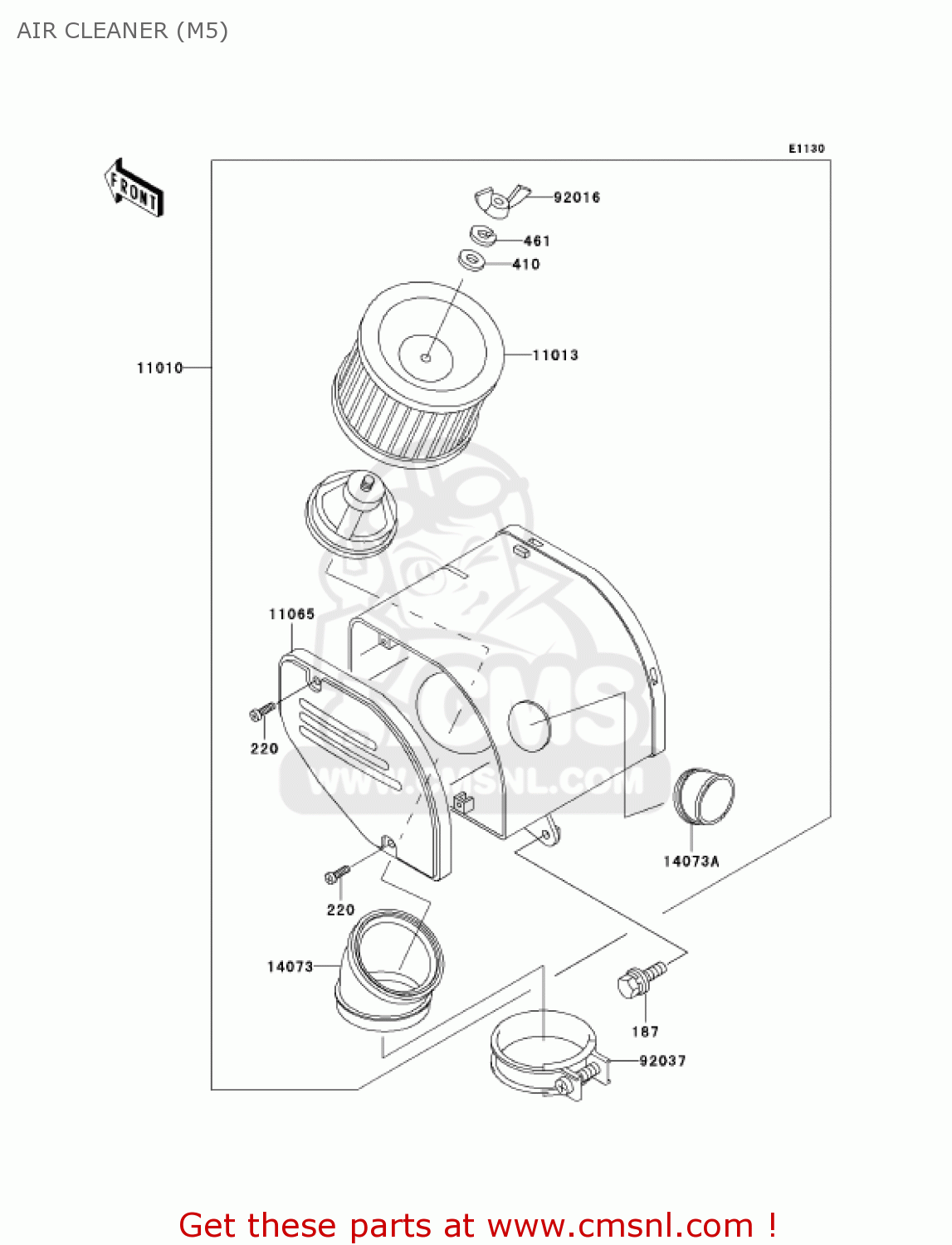 AIR CLEANER (M5) KH125M5 2000 CANADA