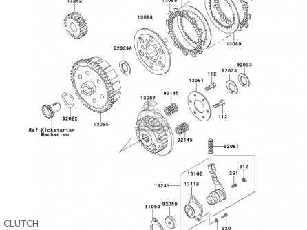 CLUTCH - KH125M5 2000 CANADA