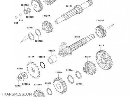 TRANSMISSION - KH125M5 2000 CANADA