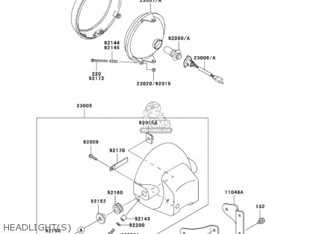 HEADLIGHT(S) - KH125M5 2000 CANADA
