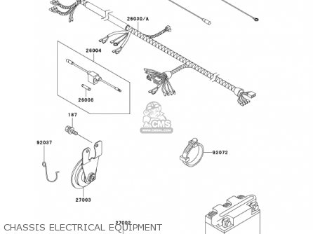 CHASSIS ELECTRICAL EQUIPMENT - KH125M5 2000 CANADA