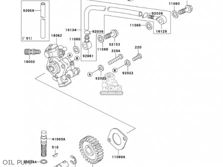OIL PUMP - KH125M5 2000 CANADA